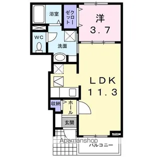 エスペランサ【1階】の間取り
