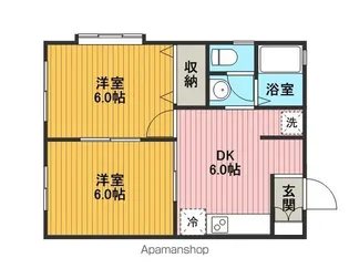 Nリバーサイド【202号室】の間取り