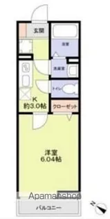 アットリラ稲毛海岸A【3階】の間取り
