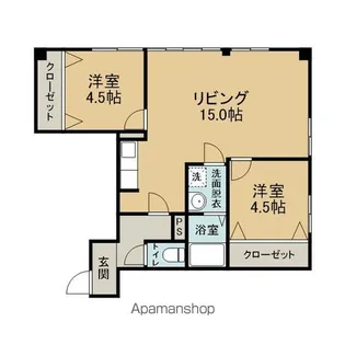 マンションブルク【201号室】の間取り