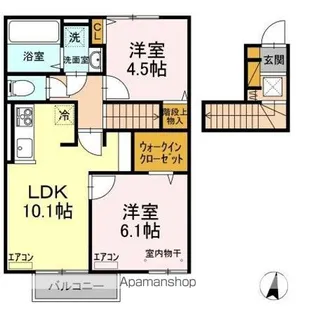 GRAND WINDS TSUKUBA Ⅲ【2階】の間取り