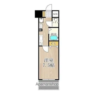 メゾン・デ・ノムラ島之内【10階】の間取り
