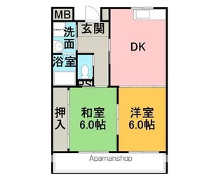 イーストタウン【503号室】の間取り