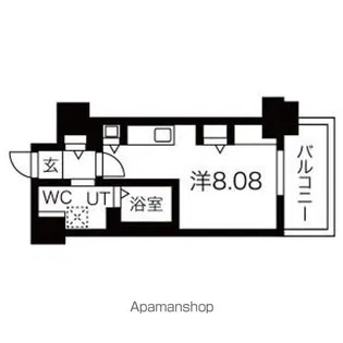 パシフィックタワー札幌【802号室】の間取り