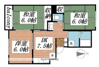 メゾン・ゴールド大塚【3階】の間取り