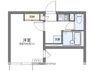 レオネクスト川端Ⅲ【1階】の間取り