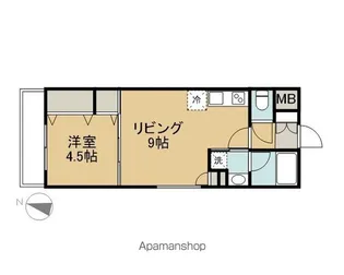 ヴィンチトーレ橋本【1階】の間取り