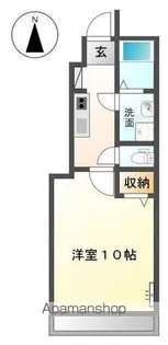 ベース新田南【103号室】の間取り