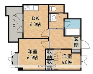 東邦ビル北里【3階】の間取り