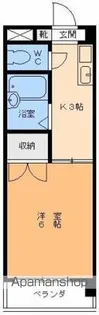 エクレール道後【1階】の間取り