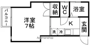 クロービス・フク【201号室】の間取り