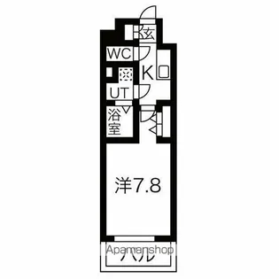 エスリード金山リュクス【8階】の間取り