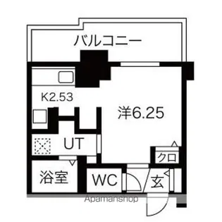 パシフィックタワー札幌【11階】の間取り