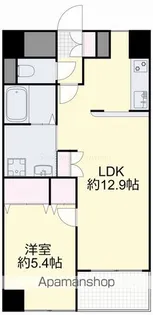 クレストシティ中井町【9階】の間取り