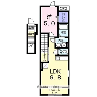 アーネストリー【2階】の間取り