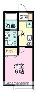 チャオ北習志野【1階】の間取り