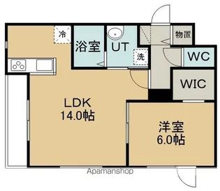 TMハイツD【203号室】の間取り