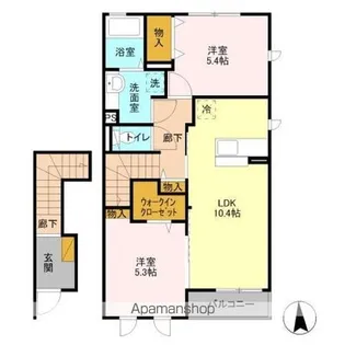 スカイヒル【1階】の間取り