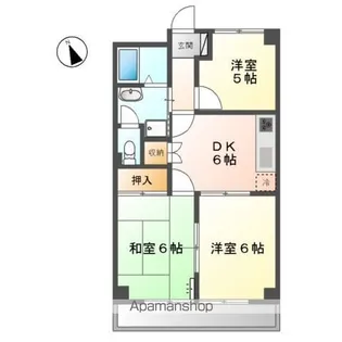 ヴィレッジガーデン【101号室】の間取り