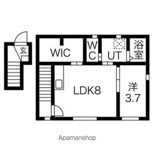 シンフォニー2【D号室】の間取り