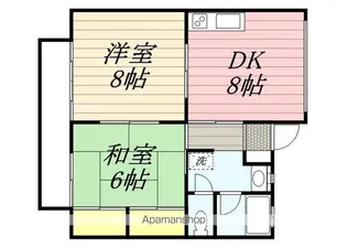 アベニュー泉【205号室】の間取り