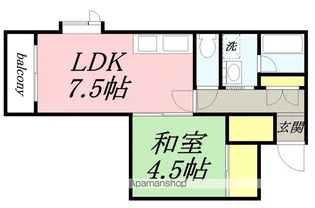M’SFLATS(エムズフラッツ)【205号室】の間取り