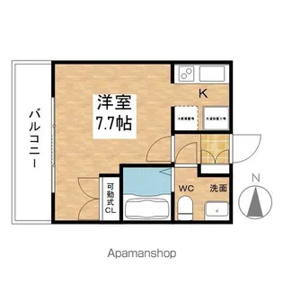 ライブコート丸の内【8階】の間取り