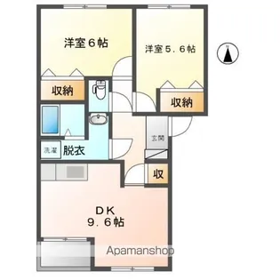オンブラージュ【2階】の間取り