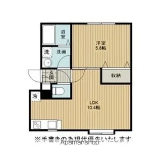 クリーンヒルズ【206号室】の間取り