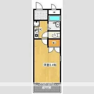 あさけハイツ【1階】の間取り