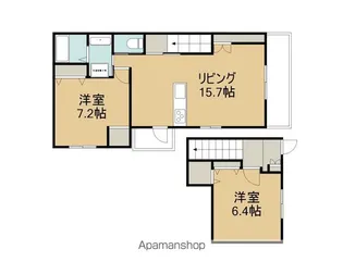 HEBEL MAISON 紫野【102号室号室】の間取り