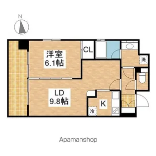 レインボーピア記念橋【2階】の間取り