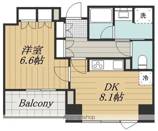 ボワエトワール立石【2階】の間取り
