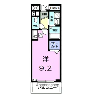 ファウンダー オブ ティー【105号室】の間取り