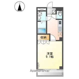 FORTIAY&Y【203号室】の間取り