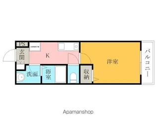 シェルメゾン優【1階】の間取り