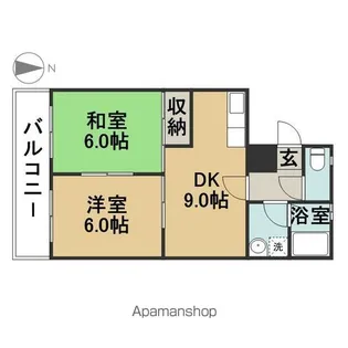 DASETAGENHAUSWALD1【303号室】の間取り