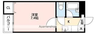 サングラッド黒髪【202号室】の間取り