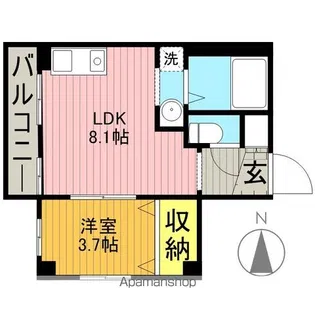 シルフィード【3階】の間取り