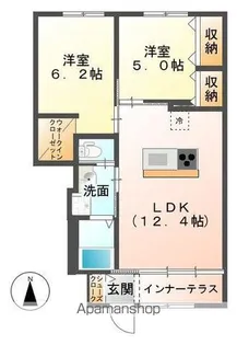 クレアⅡ【1階】の間取り