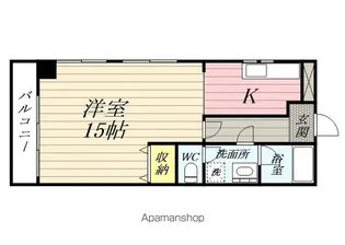 サンシャインビル【4A号室】の間取り