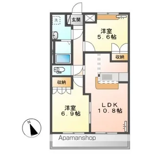 ファーストヴィレッジヒル【1階】の間取り