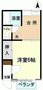 コーポエトワール【2階】の間取り