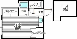 エスピエル箱崎【1階】の間取り