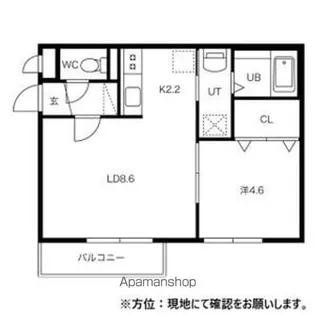 STARLIT(スターリット)【401号室】の間取り