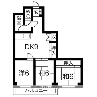3LDKの間取り画像