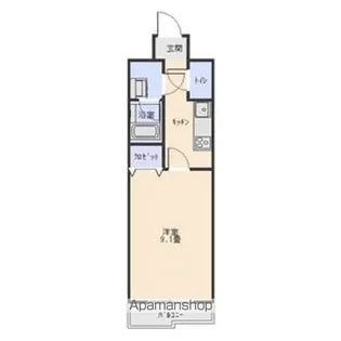 フィオーレ関田【5階】の間取り