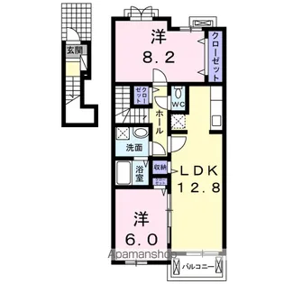 コンフォート M【2階】の間取り