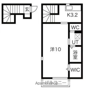 GRANDーJETE(グランージュテ)【2階】の間取り