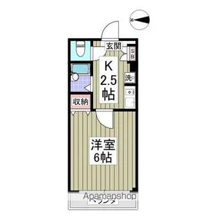 川口プラザD【1階】の間取り